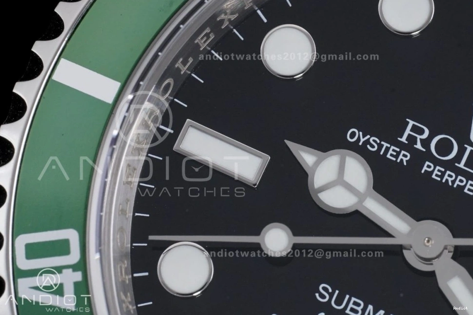 Edition LV 16610 Green 1:1 on Submariner SS 904L SH3135 Kermit Steel Bracelet TMF Best 0309